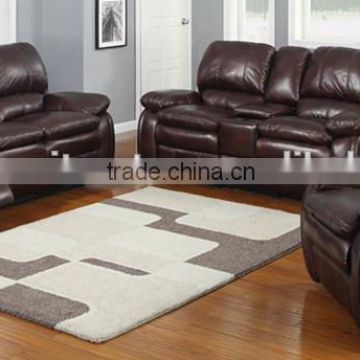 Recliner motion sofa 3 seater leather living room furniture