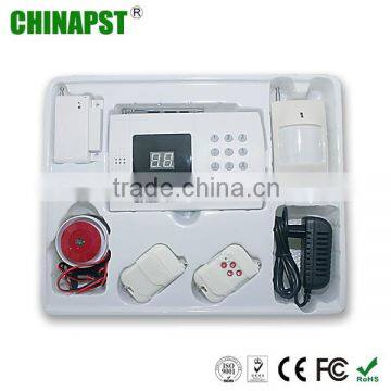 wireless burglar alarm systems TEL with LED display 99 Wireless Zones support 99pcs sensors PST-TEL99E