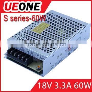 ueone factory 18v 3A switching power supply open 60W