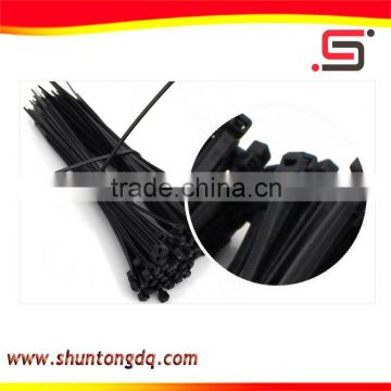 black plastic soft ss numbered zip ties /cable ties customized