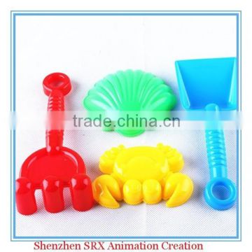 wholesale custom outdoor plastic beach sand tool toys digger molds spade kids beach sand toys