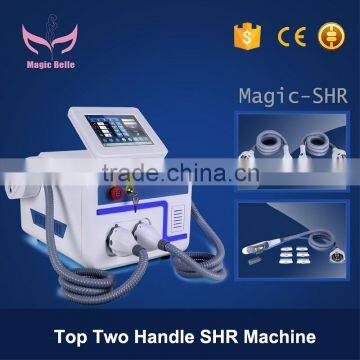 New product in 2016 Through hole Fast hair removal ipl shr hair removal machine in china