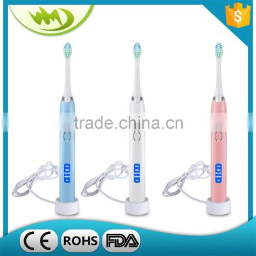 High End Apperance Waterproof Rechargeable Sonic Vibration Electronic Tooth Brush with Long Duration