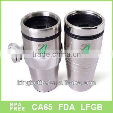 16oz Durable stainless steel interior and exterior coffee mug