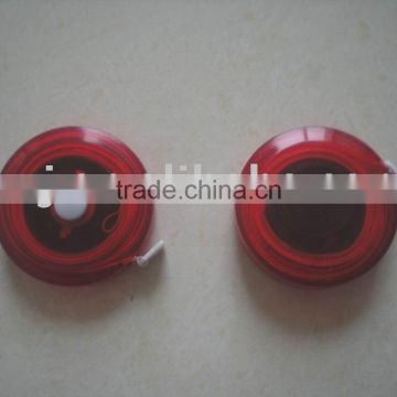 Tailor use&Transpent color & round tape measure with PVC tape