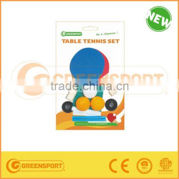 lovely mini table tennis set with pingpong ball and net for kids gift