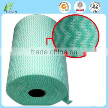 high quality wood pulp spunlace nonwoven fabric jumbo roll/cleaning product/cleaning tool