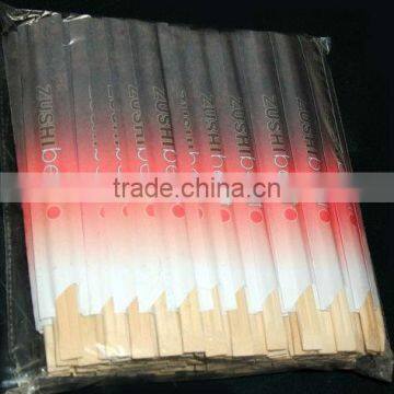 color printing paper wrapped disposable travel chopsticks