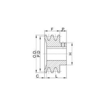 3V Finished Bore 358 Gripbelt Sheaves|V-BELT SHEAVES 3V Series