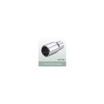 Exhaust Muffler,Muffler Tip- Rolled Outlet Double Inside,Exhaust Pipe, Muffler Tail Pipe WF046