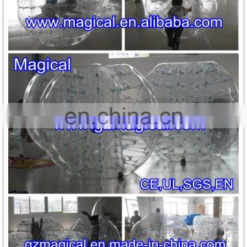 Wholesale high quality inflatable ball suit / inflatable bubble ball suit