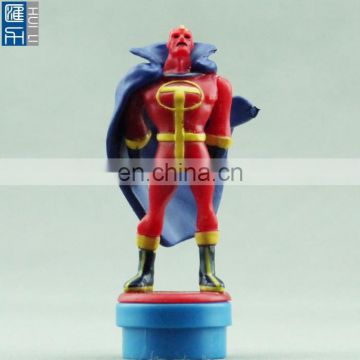 bad red face movie character oem pvc figure toy for wholesale