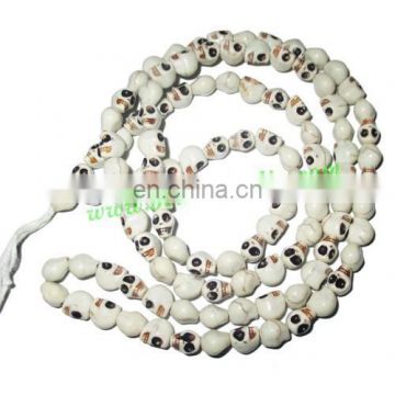 Skull (Narmund) Beads String (mala), size: 5x7mm