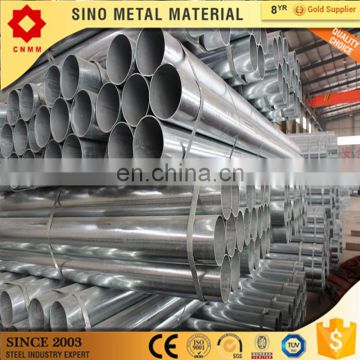 iron round pipe prepainted galvanized steel tube pre-galvanized steel tube