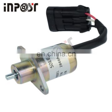 2848A281 12V Fuel Stop Solenoid For Per kins U Series