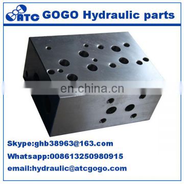 Hydraulic power unit valve block