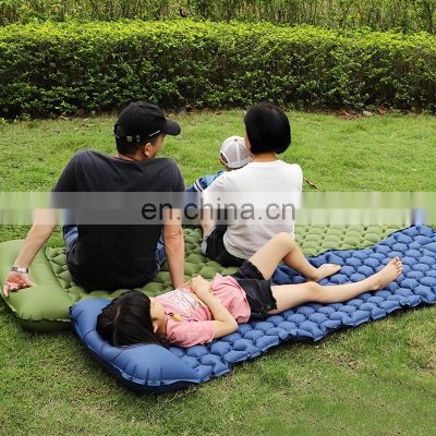 2022 New Arrival Foldable Nylon 3D Camping Pad Outdoor Self Ultralight Inflatable Sleeping Mat