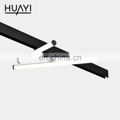 HUAYI Factory Price Adjustable 48v Ceiling Linear Light 6watt 12watt Modern Magnetic LED Track Lamp