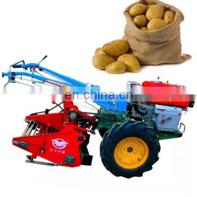 China Small Potato Carrot Harvester with Walking Tractor
