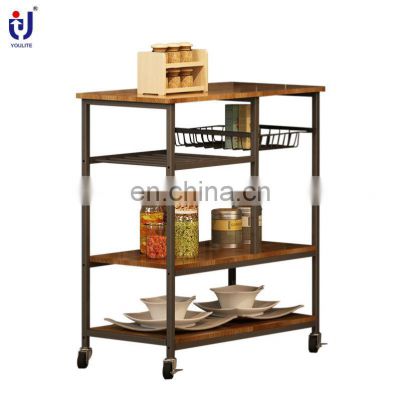 Custom Foldable For Kitchen Cabinet Storage Cart
