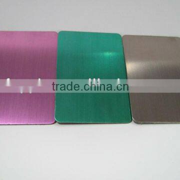 No. 4 Pvd Coated Stainless Steel Sheet / Plate Cold Rollded