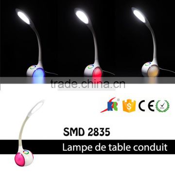 Modern led desk lamp eye protection USB computer led desk lamp with changeable colors