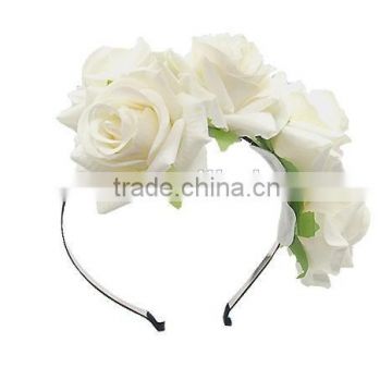 Top popular flower garland headband on sale H4035