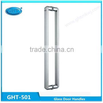 New design Round tube Shape Stainless Steel glass Door Handel GHT-501