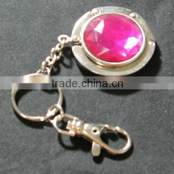 metal magnets purse key holder with keyring