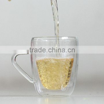 Sell High quality and Low Price USD1.00 Double wall Glass Cup 300ML