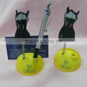 pen holder with a dog head