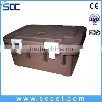 cafeteria insulated thermal food box GN food pan carrier with FDA&CE