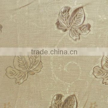 600D Polyester jacquard curtain fabric, use lulex thread