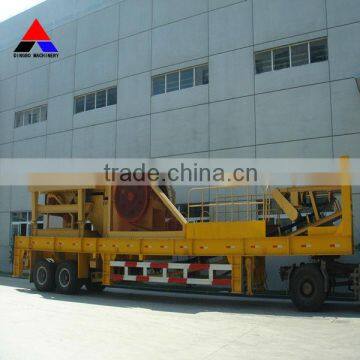 Mobile Portable Stone Crushing Plant with European Standard Manufacturing Shanghai