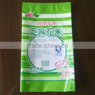 LDPE/PET laminated recycled plastic packaging bags for snack