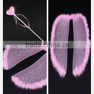 wholesale handmade carnival cosplay fairy wings large feather angel wings for sale