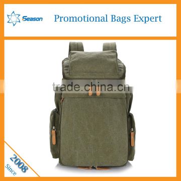 Online shopping high quality canvas backpack military travel bag