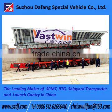 SPMT Self-propelled modular transporter, low bed trailer 100 ton