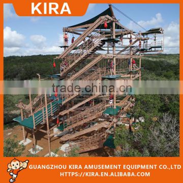 Best outdoor Playground, outdoor Wood Rope Course, Amusement Park