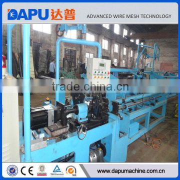 Fully automatic 30-60 mesh link chain fence machine