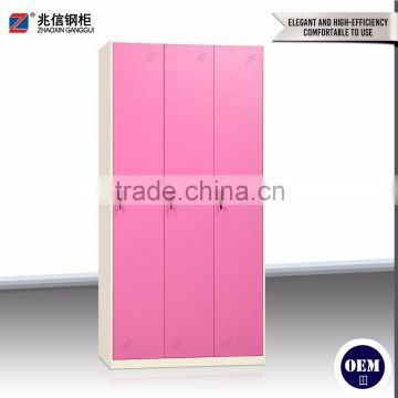 superior quality color 3 door cyber key locker for changing room