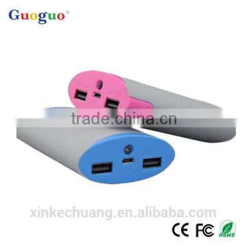 Guoguo A grade dual USB portable 7800mAh power bank bracelet for iPhone 5S/5/6/6+,Samsung S5/s4/S3 smartphones
