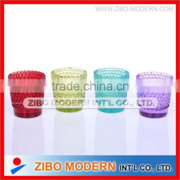 Multiple color candle holder/glassware