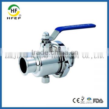 HF1A00380 DN80 3 Inch Top Quality 304 Stainless Steel Sanitary Ball Valve