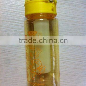 2014 wholesale 400ml BPA free kids'water bottle with ice tube