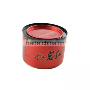 Dongguan round tea tin box,tea tin container,empty tea tin cans