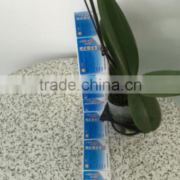 Low price and high quality vinyl/paper material labels printring adhesive stickers in roll