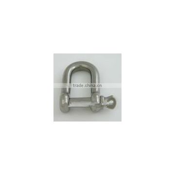 Stainless steel straight D shackle/dee shackle