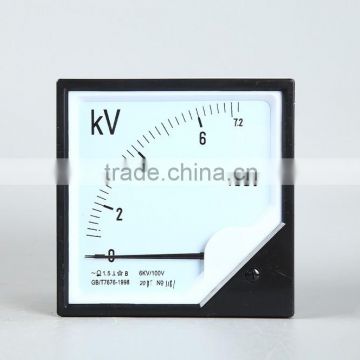 voltage meter 6KV/100V Pointer type Ac voltmeter 120*120 Ac voltage indicator