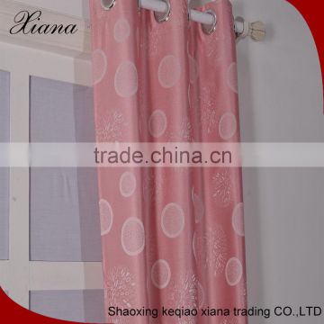 Hot selling jackuard curtain fabric for girl's room,Home designed curtain